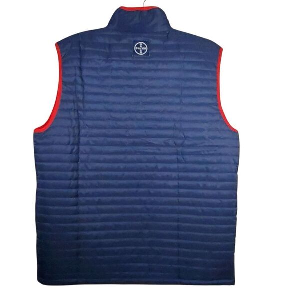 St. Louis Cardinals Baseball Blue Red Details Quilted Mens Vest - Picture 2 of 7